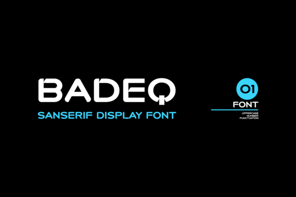 Badeq: A Display Font That Makes Handmade Products Feel Premium