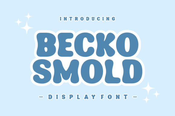 Becko Smold: A Playful Display Font for Warm Editorial Moments