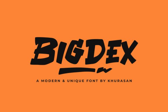 Bigdex: The Bold Handwritten Display Font for Modern Campaigns