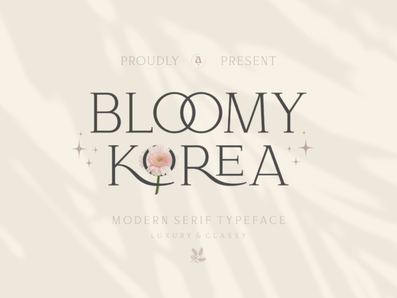 Bloomy Korea: A Display Serif Font Worth Knowing