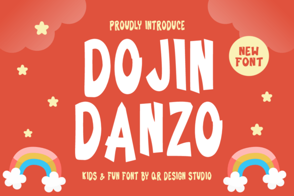 Dojin Danzo: A Joyful Display Typeface for Playful Branding