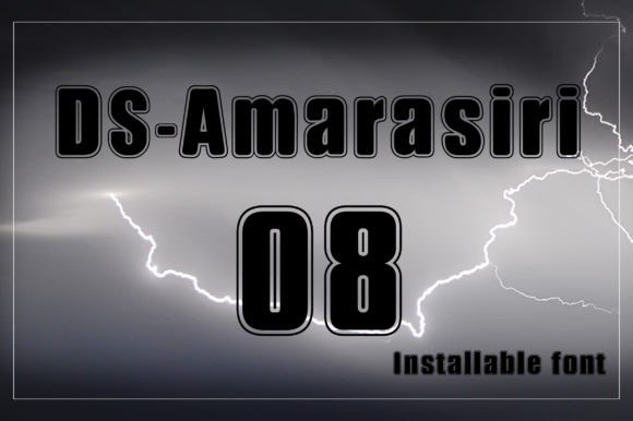 Ds Amarasiri: A Display Font That Drives Campaign Energy