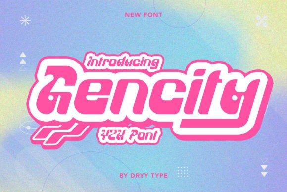 Gencity: A Display Typeface That Feels Like a Gentle Nod to Joy