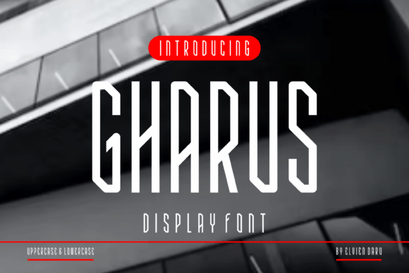 Gharus: A Distinctive Display Font for Editorial Impact