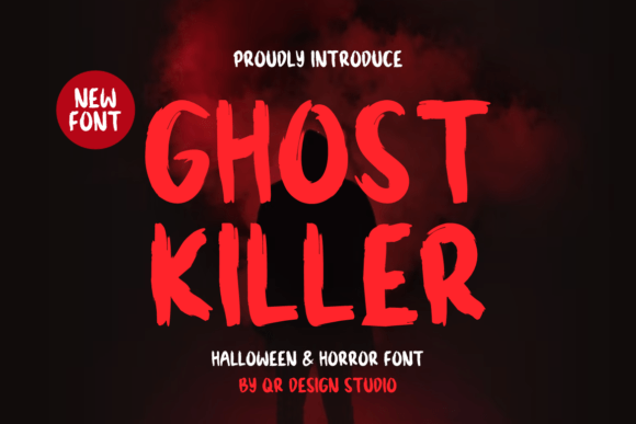 Ghost Killer: A Bold Display Font for Spooky Digital Branding