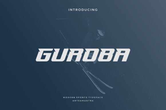 Guroba: A Modern Display Font for Bold Digital Identity