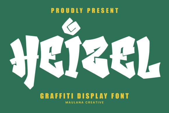 Heizel Graffiti Font: A Bold Display Typeface for Branding