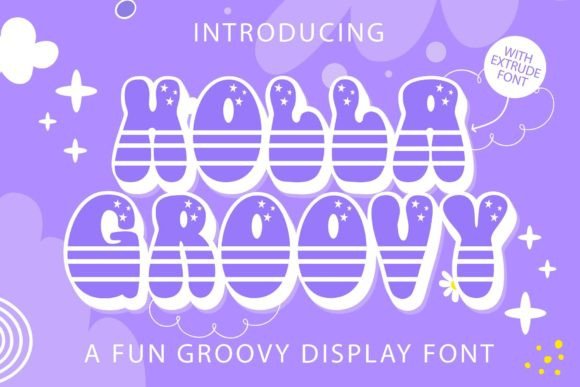 Holla Groovy: A Playful Display Font for Editorial Design