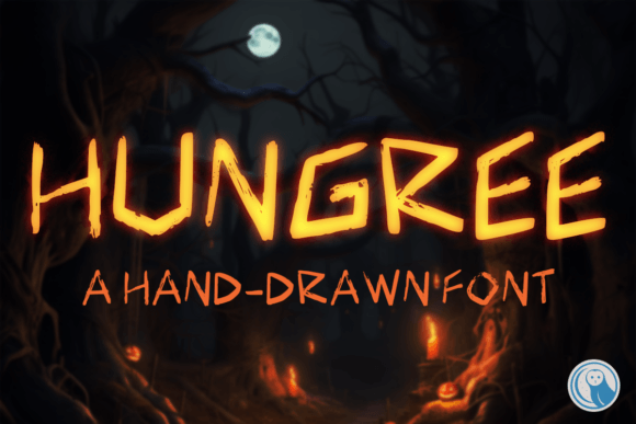 Hungree Display Font: An Edgy Typeface for Bold Branding