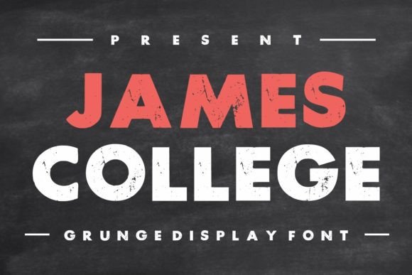James College: A Vintage Display Font That Makes Branding Stick