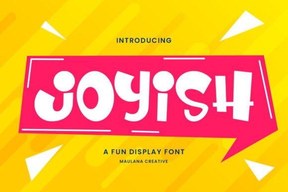 Joyish: A Friendly Display Font for Digital Brand Moments