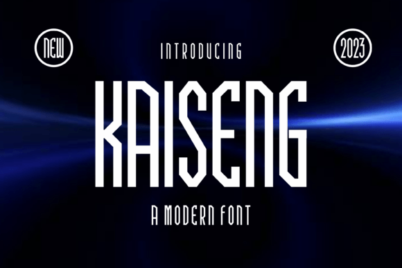 Kaiseng: A Standout Display Font for Digital Branding
