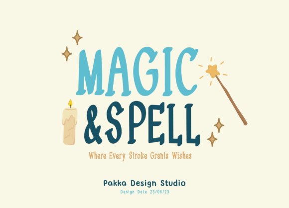 Magic and Spell: A Display Font That Casts Real Design Spells