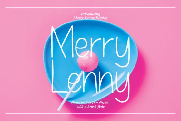 Merry Lenny: A Playful Retro Display Font That Elevates Real Business Branding