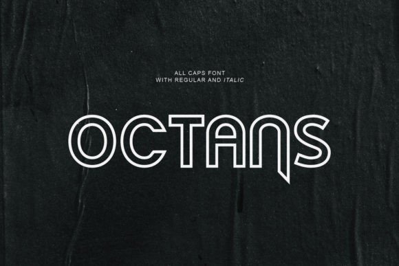 Octans: A Display Font That Adds Charisma to Digital Headlines