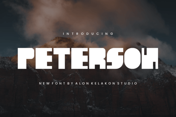 Peterson: A Whimsical Display Font That Captivates