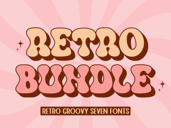 Retro Bundle: A Display Typeface That Pops on Every Screen