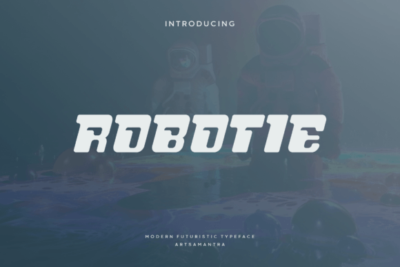 Robotie: A Futuristic Display Font for Bold Digital Campaigns