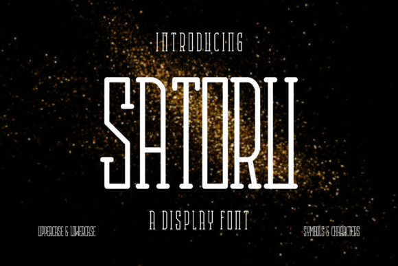 Satoru: A Friendly Display Font for Warm, Approachable Branding