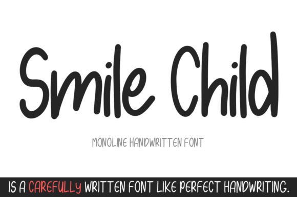 Smile Child: A Playful, Polished Display Font for Handmade Brands