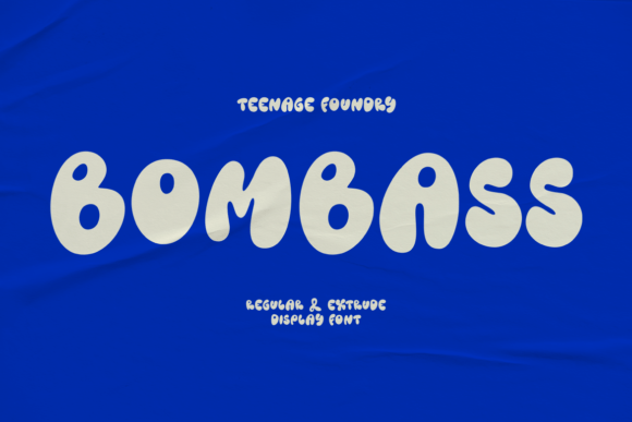TF Bombass: A Groovy Display Font for Bold Digital Moments
