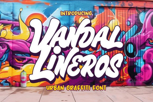 Vandal Lineros: A Striking Graffiti Font for Publishers