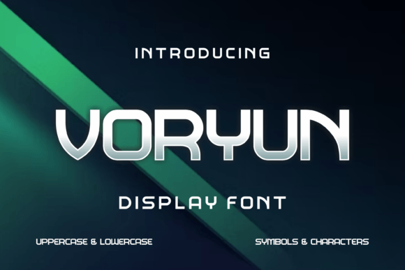 Voryun: A Display Font That Elevates Digital Branding